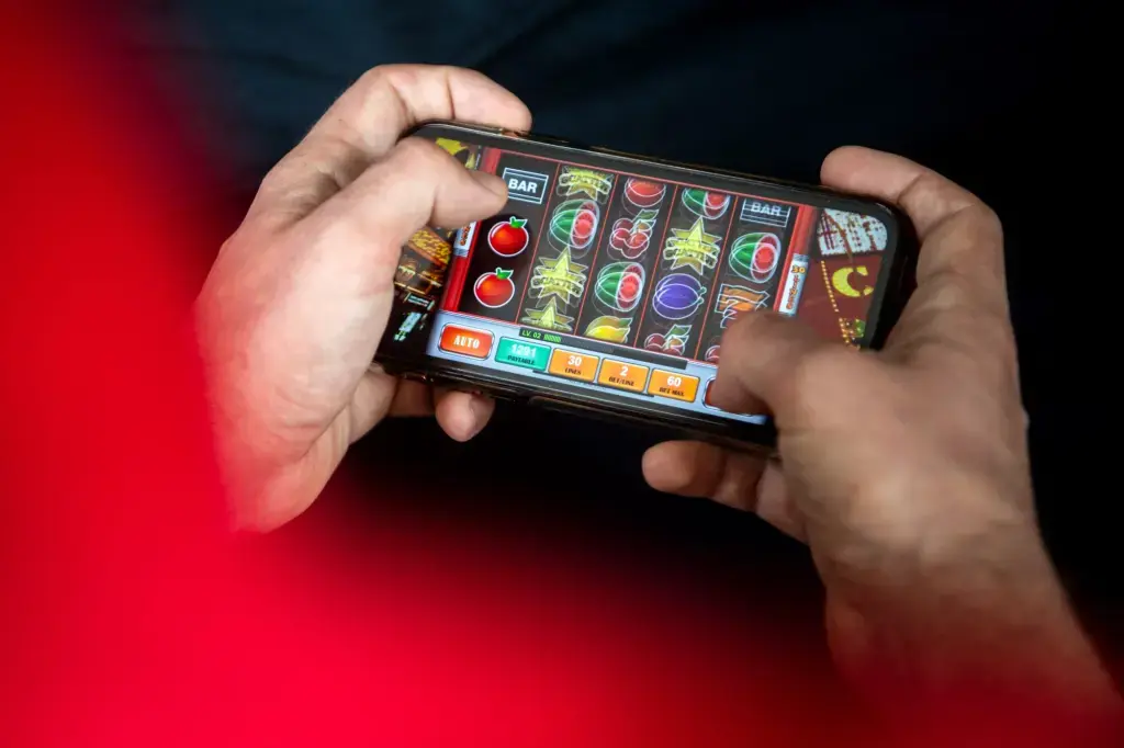 Interface utilisateur de l'application casino zer